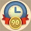 Complete game under 90 minutes icon