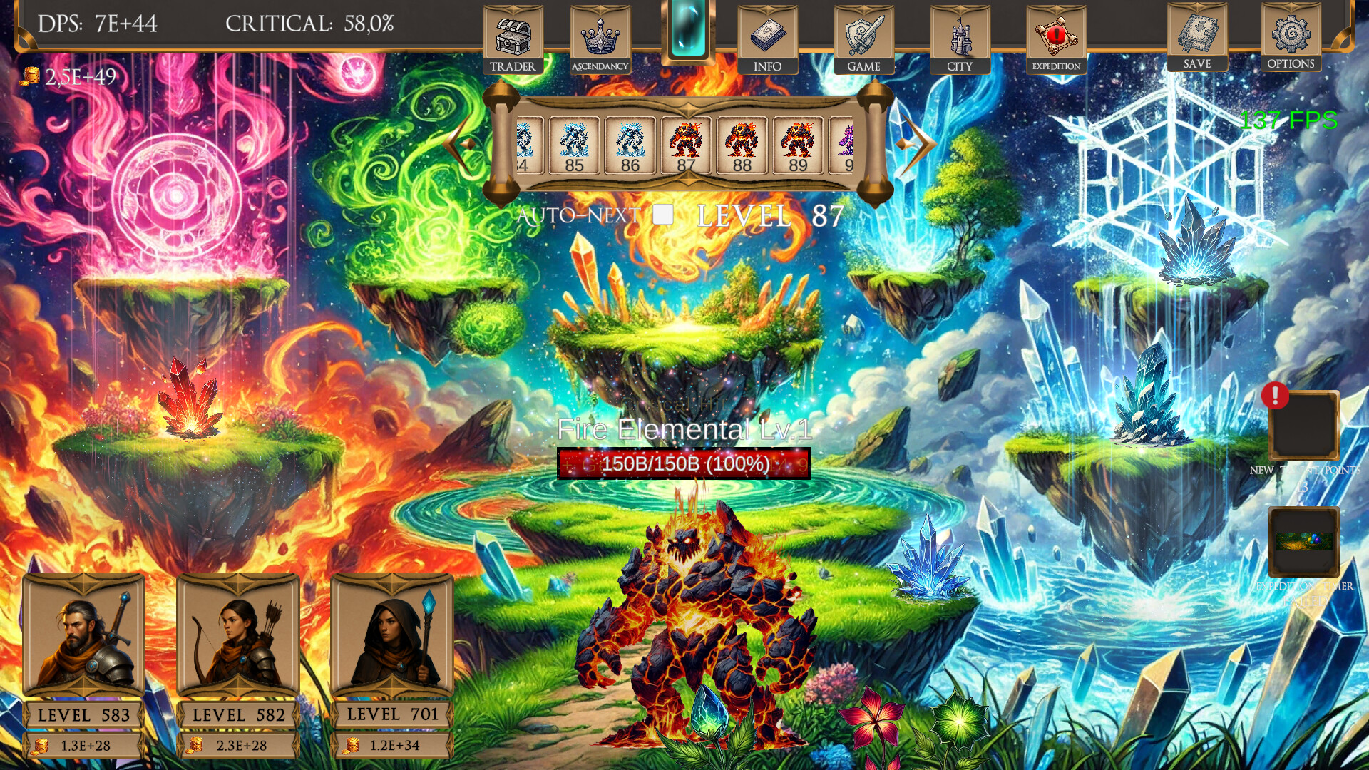 Fantasy Clicker Screenshot 1