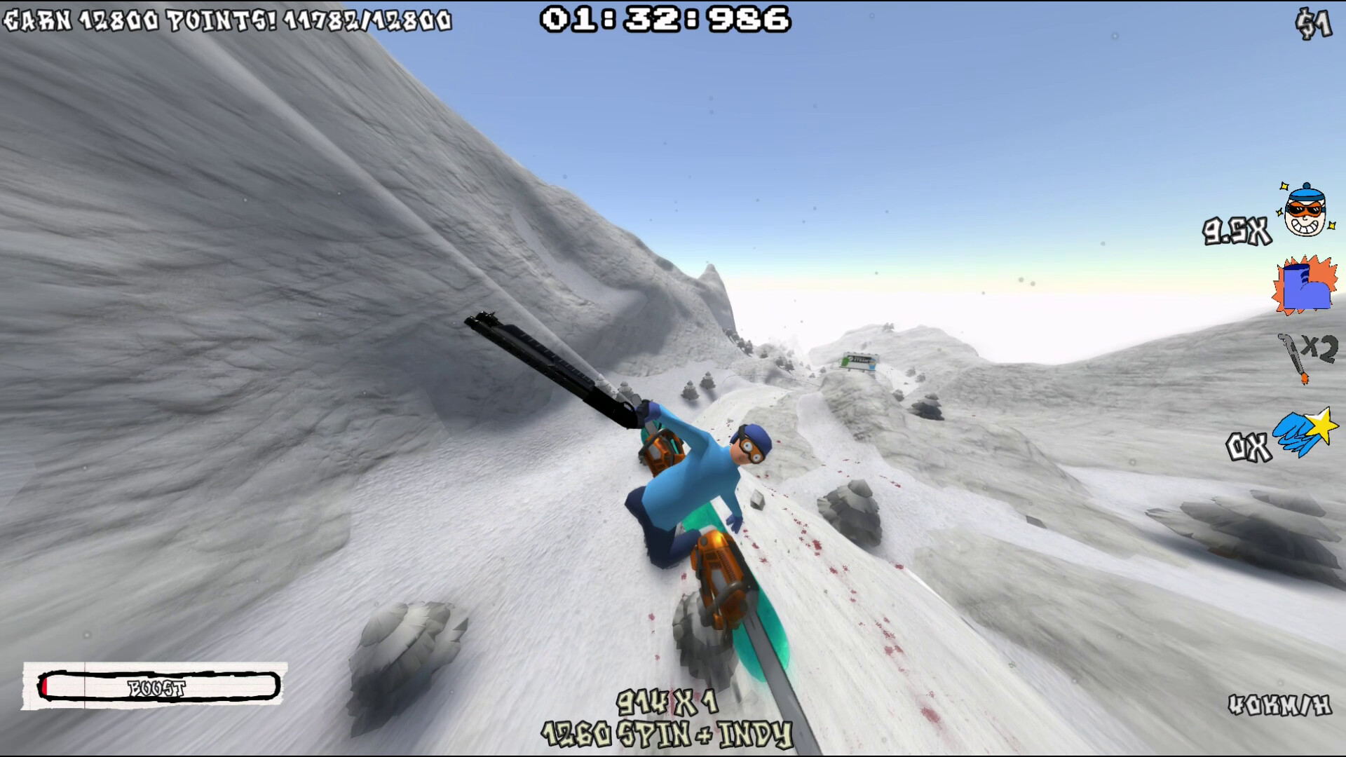 Radical Zomboarding Demo Screenshot 1