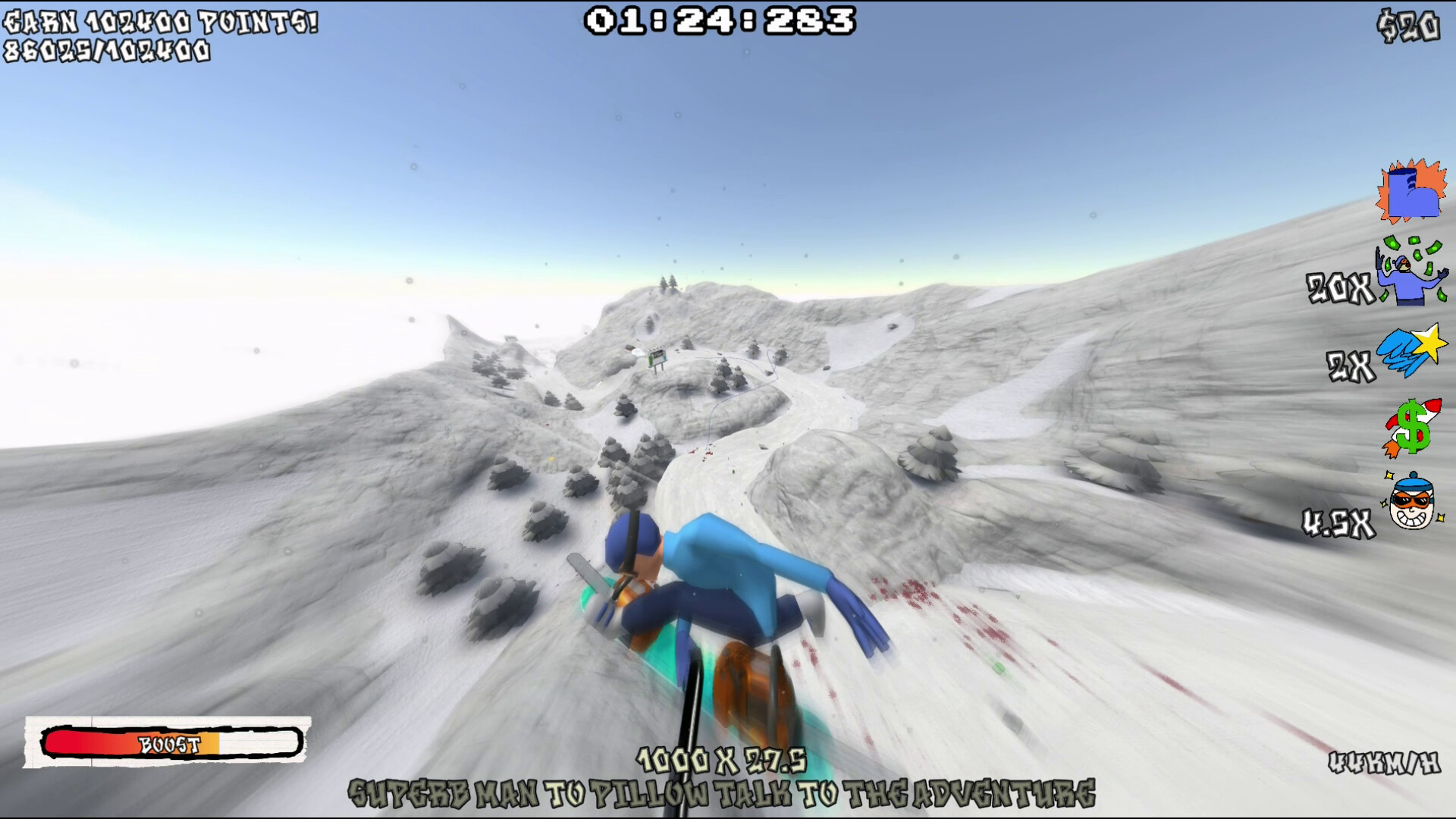 Radical Zomboarding Demo Screenshot 5