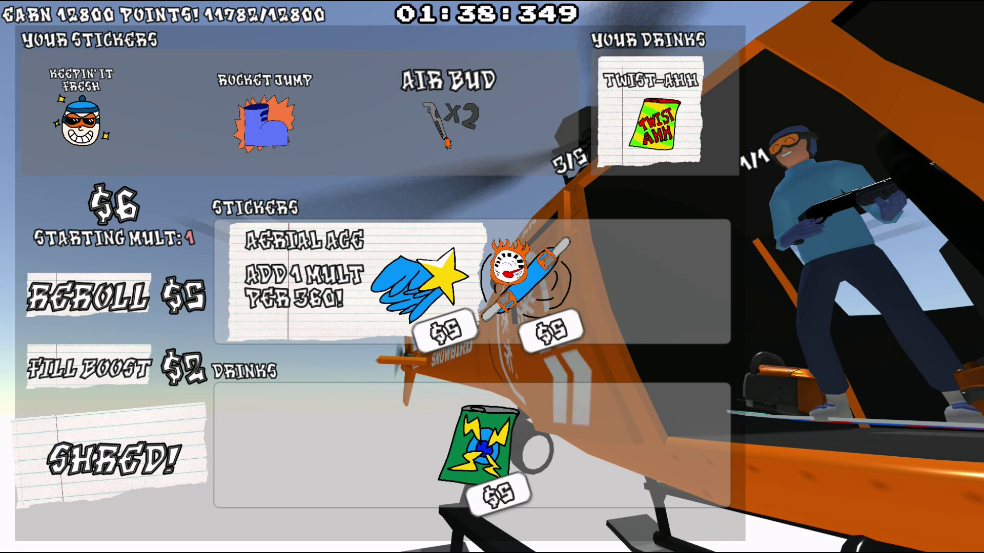 Radical Zomboarding Demo Screenshot 2