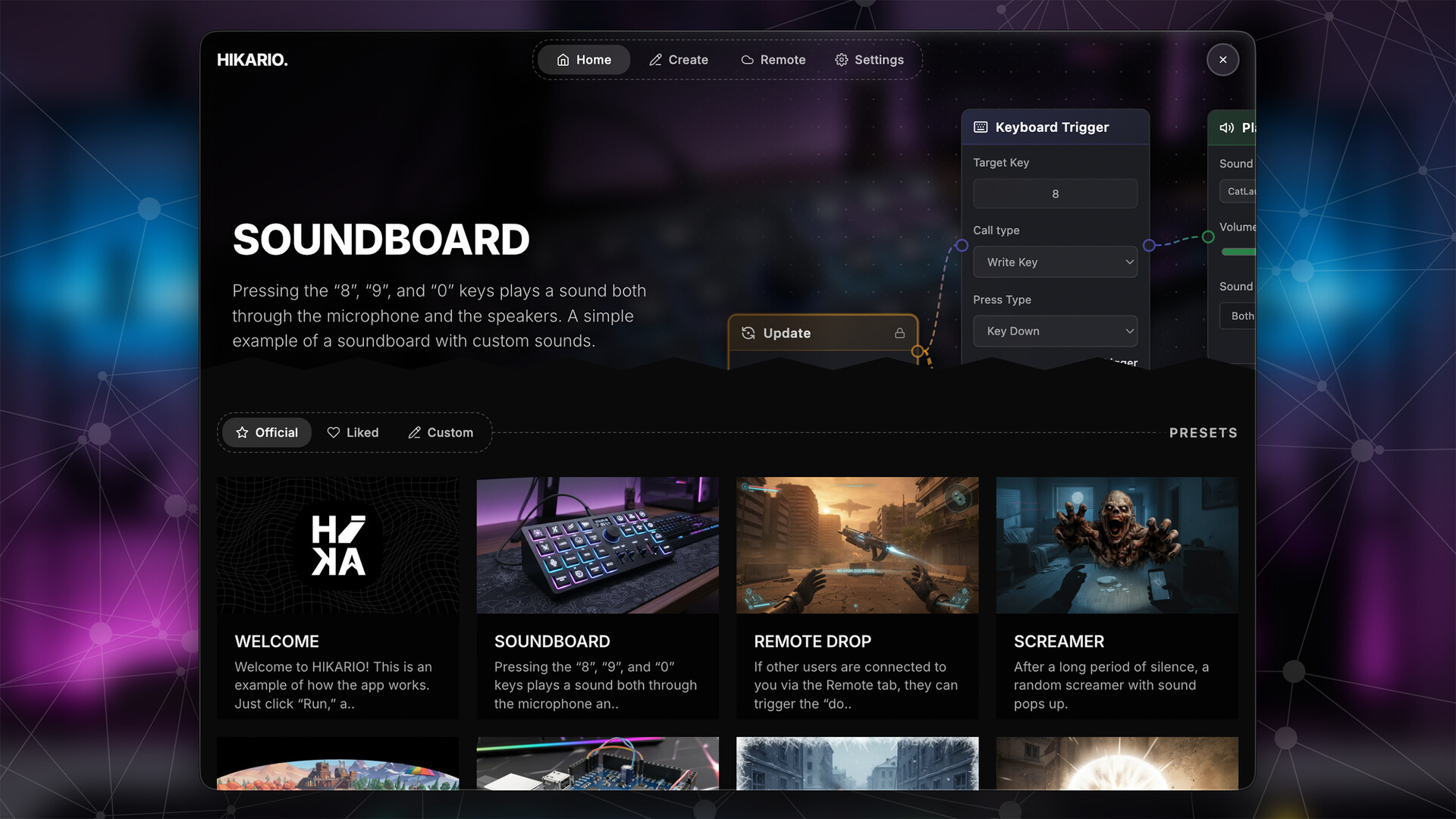 HIKARIO. Screenshot 2