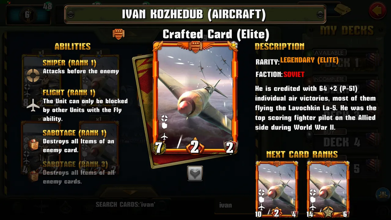 WWII TCG - World War 2: The Card Game Screenshot 7