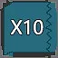Ten in a row icon