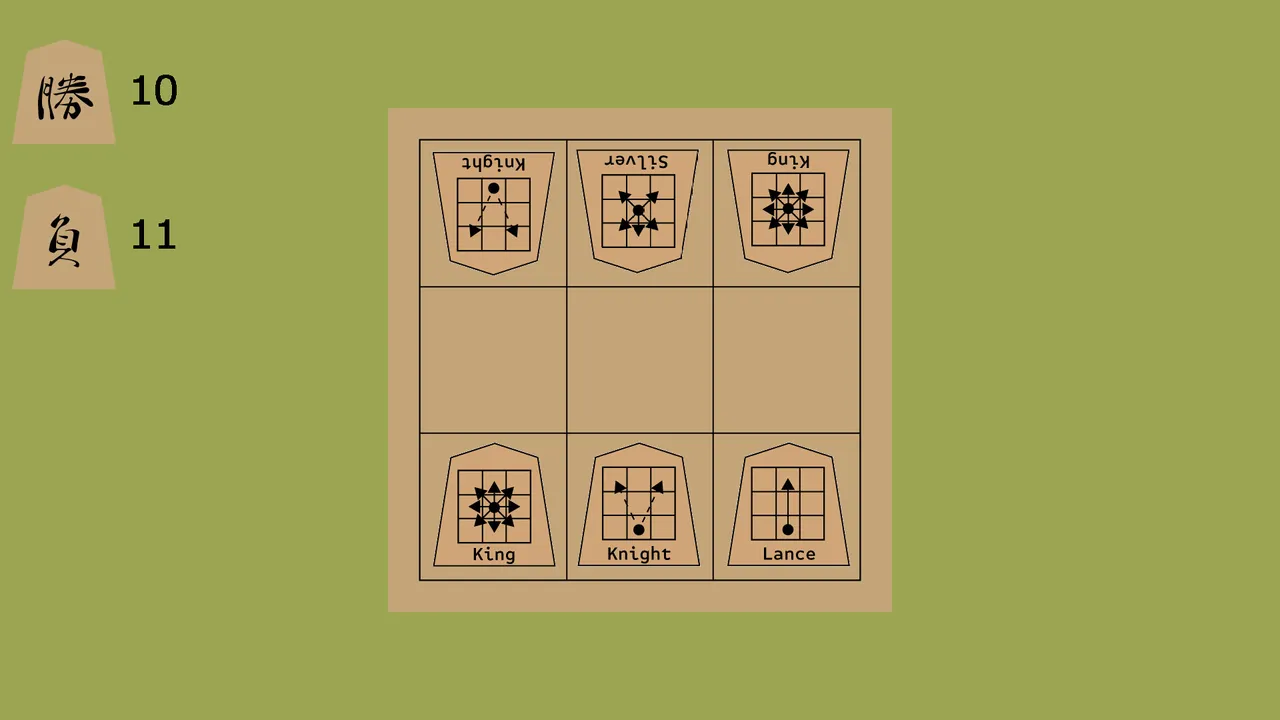 3x3 mini-Shogi Screenshot 5