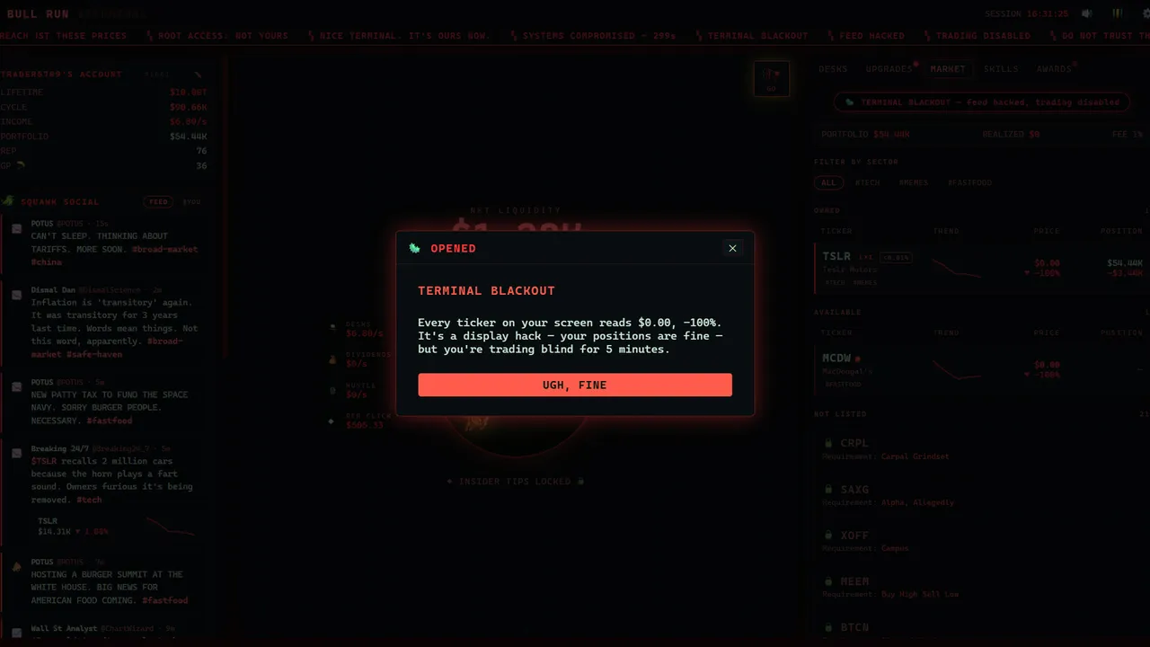 Bull Run Clicker Screenshot 4