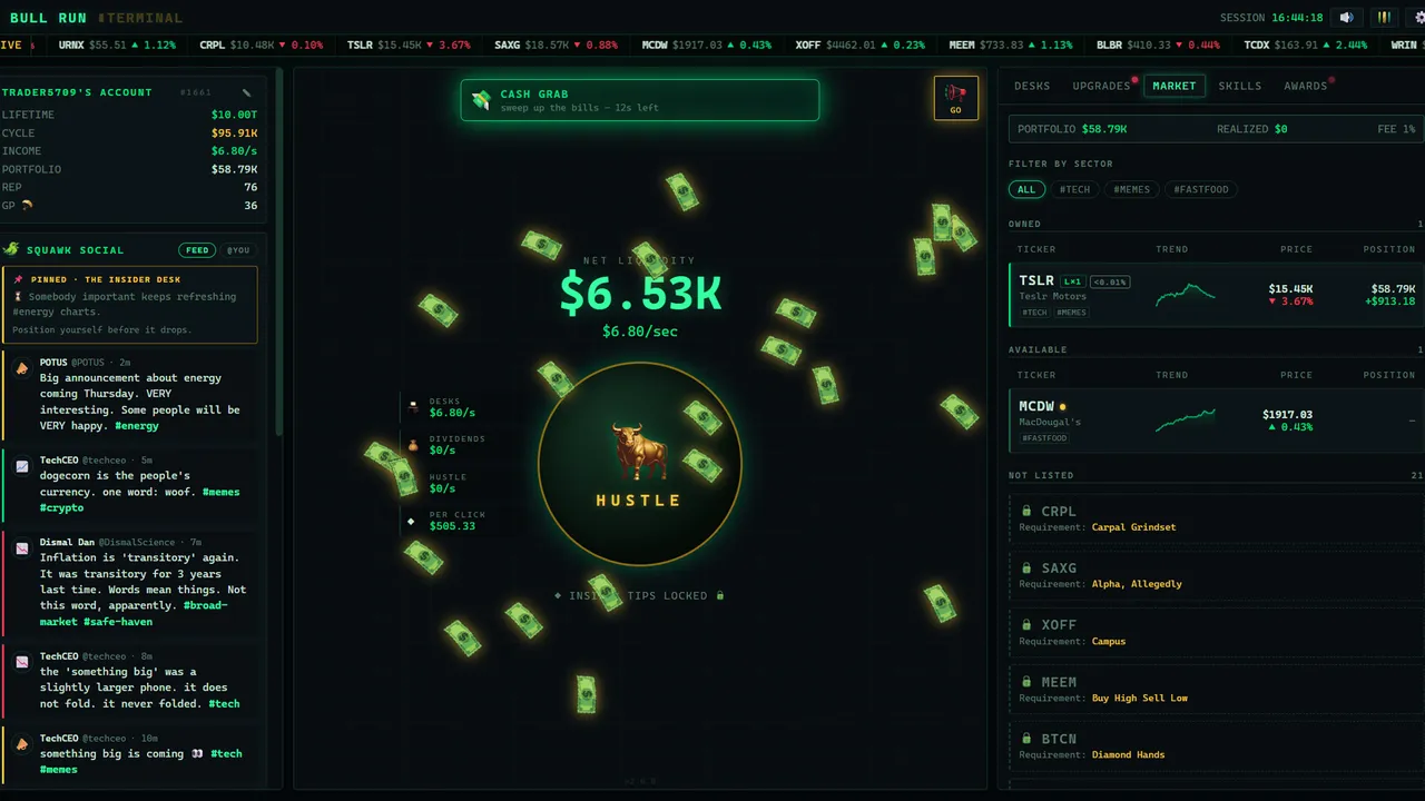 Bull Run Clicker Screenshot 1