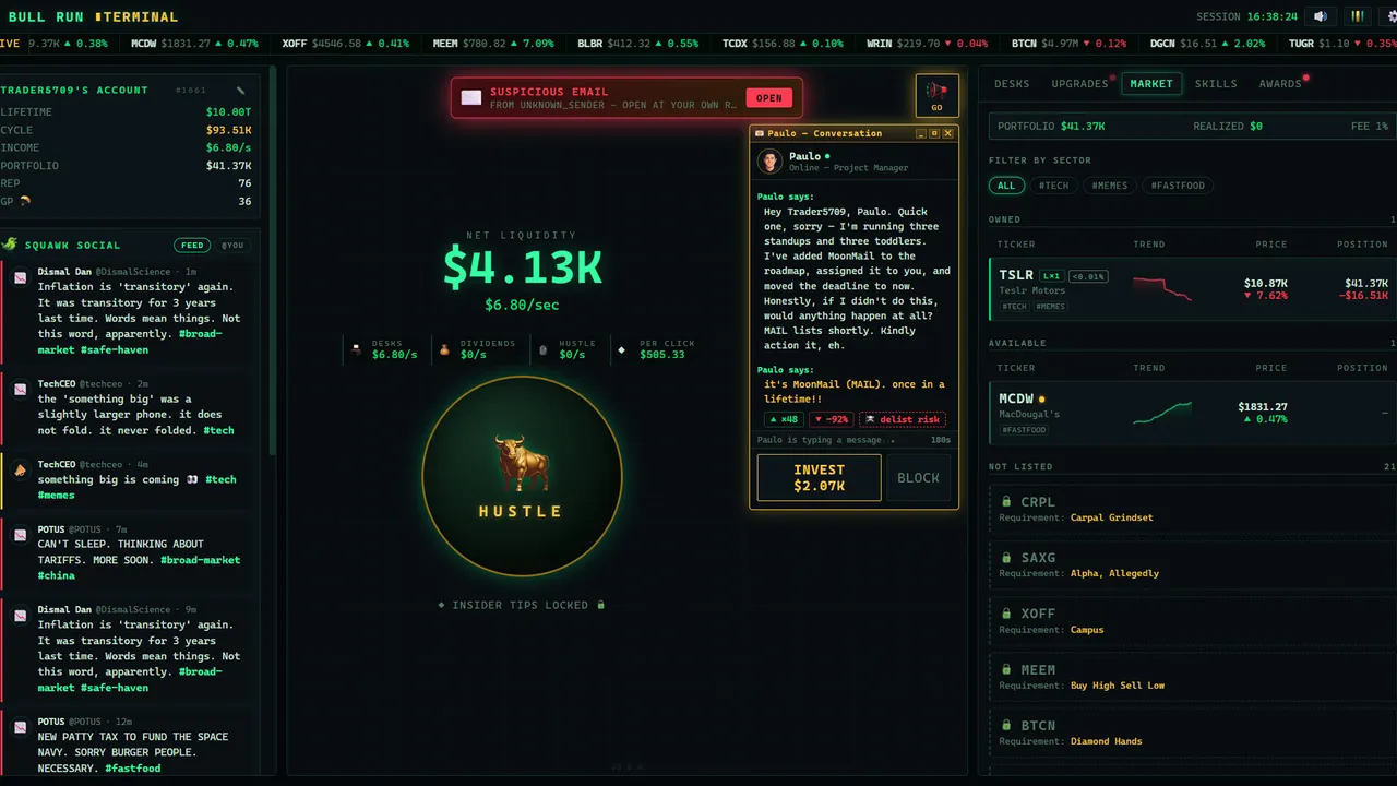 Bull Run Clicker Screenshot 3