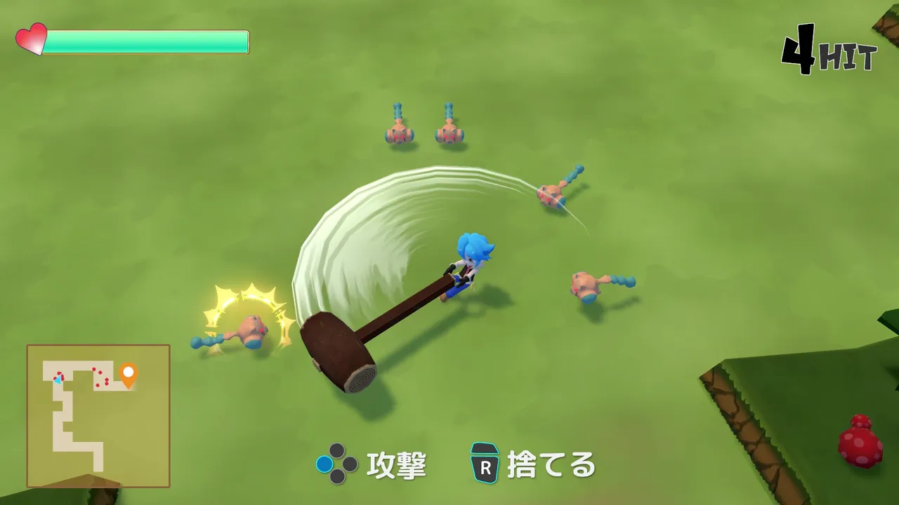 ぶんまわしヒーロー / Full Swing Hero Screenshot 2