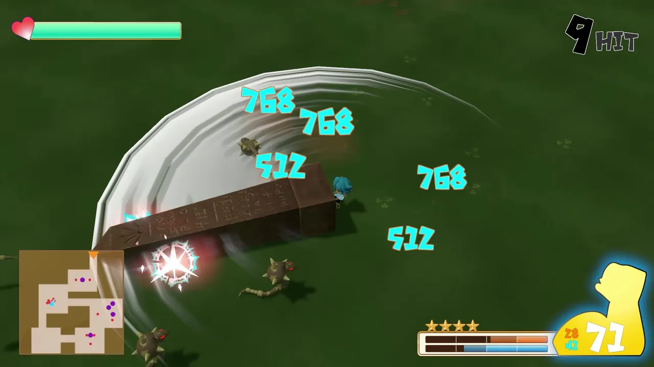 ぶんまわしヒーロー / Full Swing Hero Screenshot 3