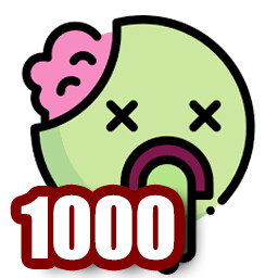 Killed 1000 zombies icon