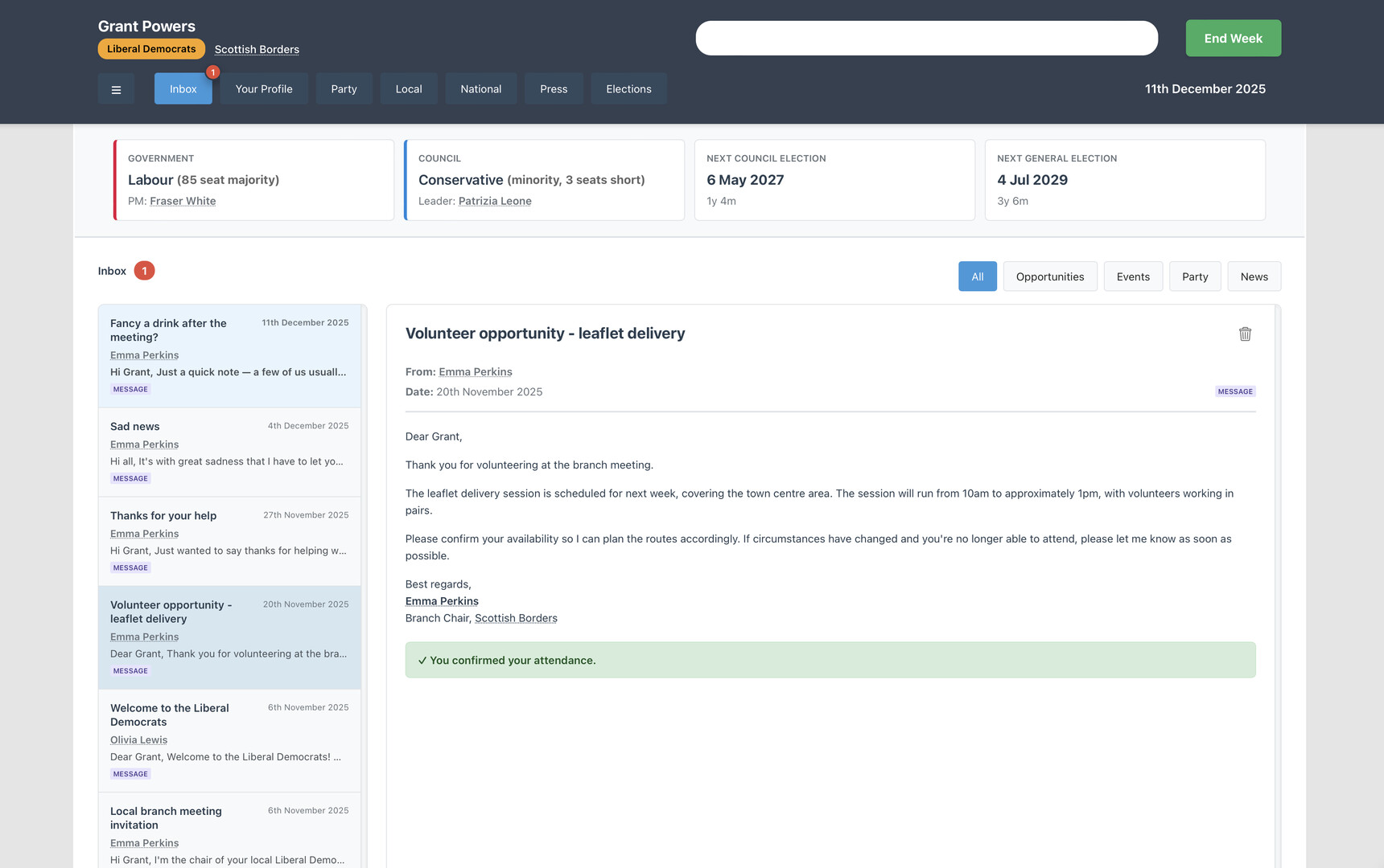 UK Politics Simulator Screenshot 4