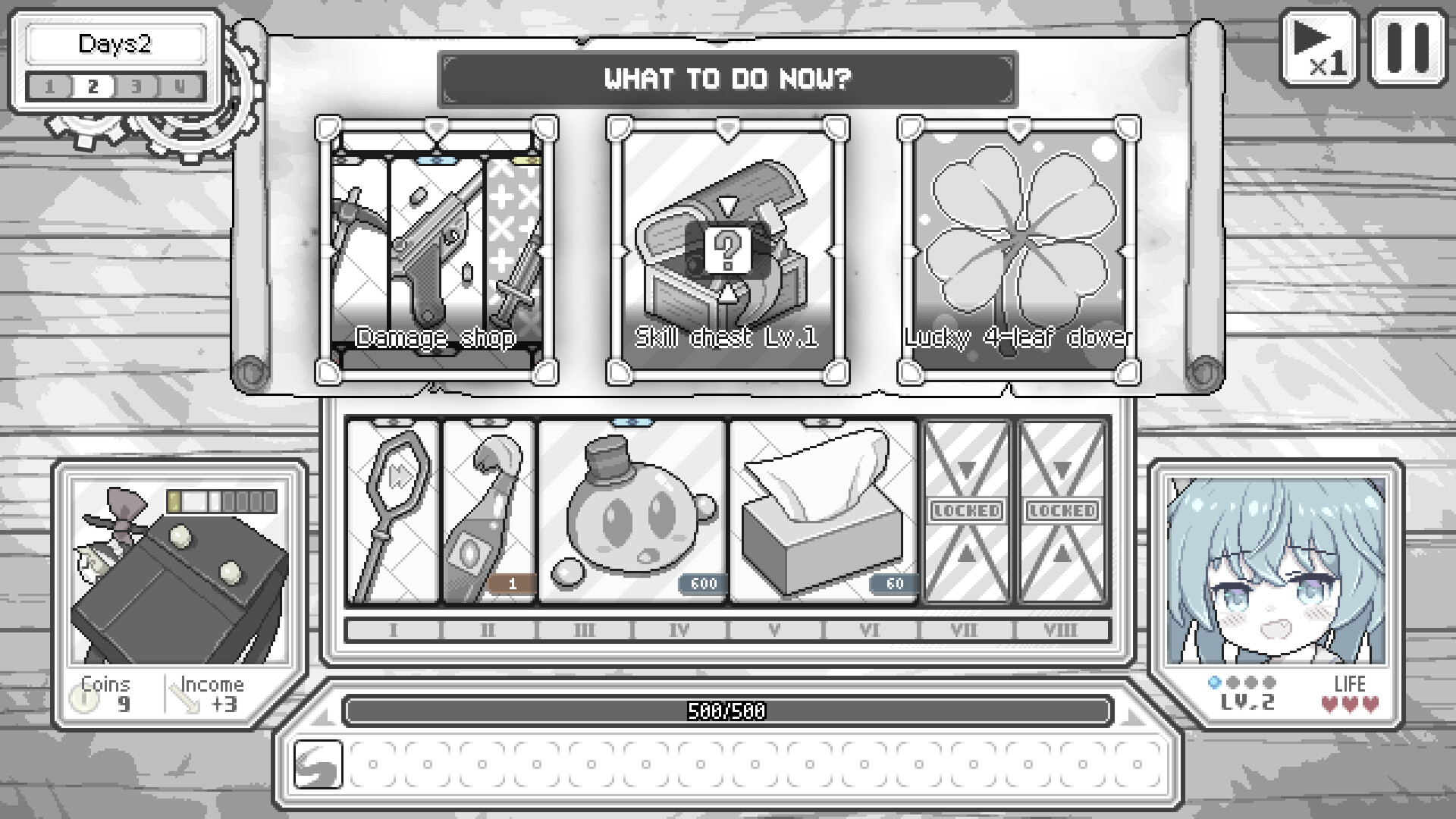 Touhou Witch's Night Market - Cirno's Snow Adventure Screenshot 0