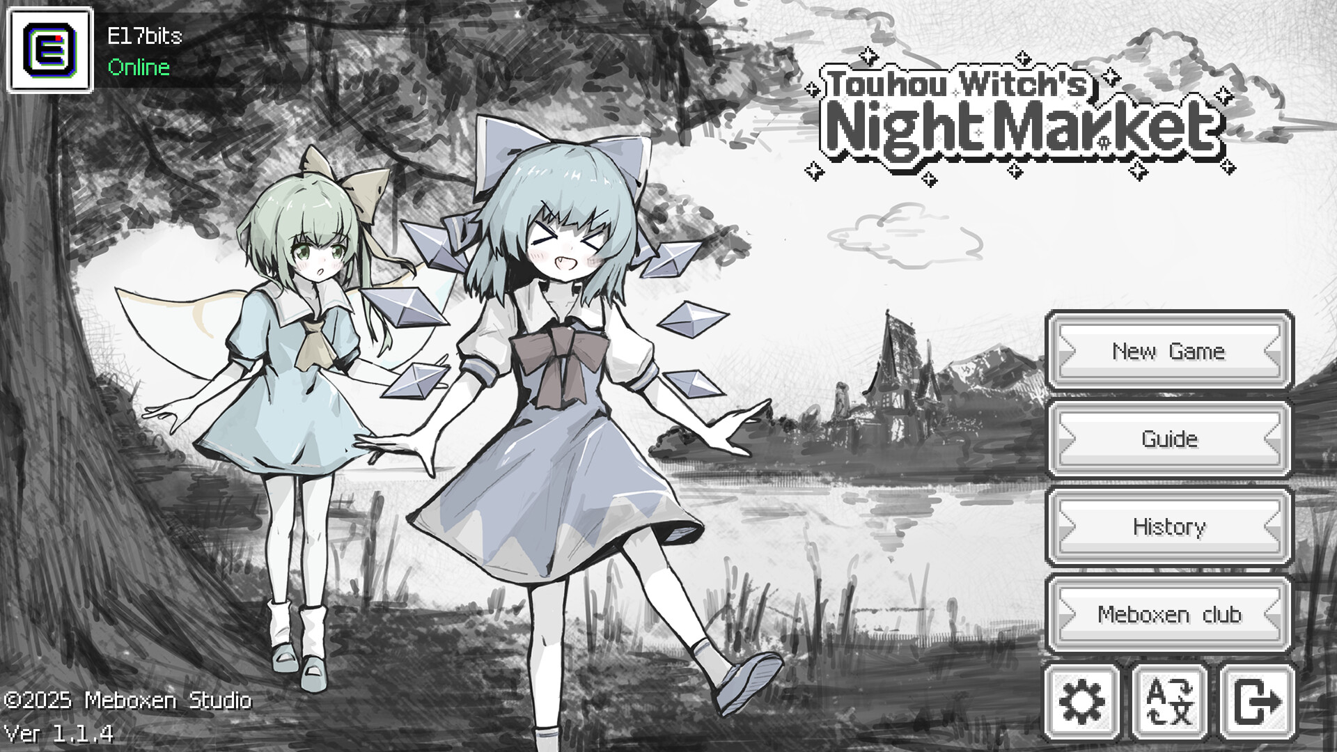 Touhou Witch's Night Market - Cirno's Snow Adventure Screenshot 2