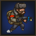 Marathon runner icon