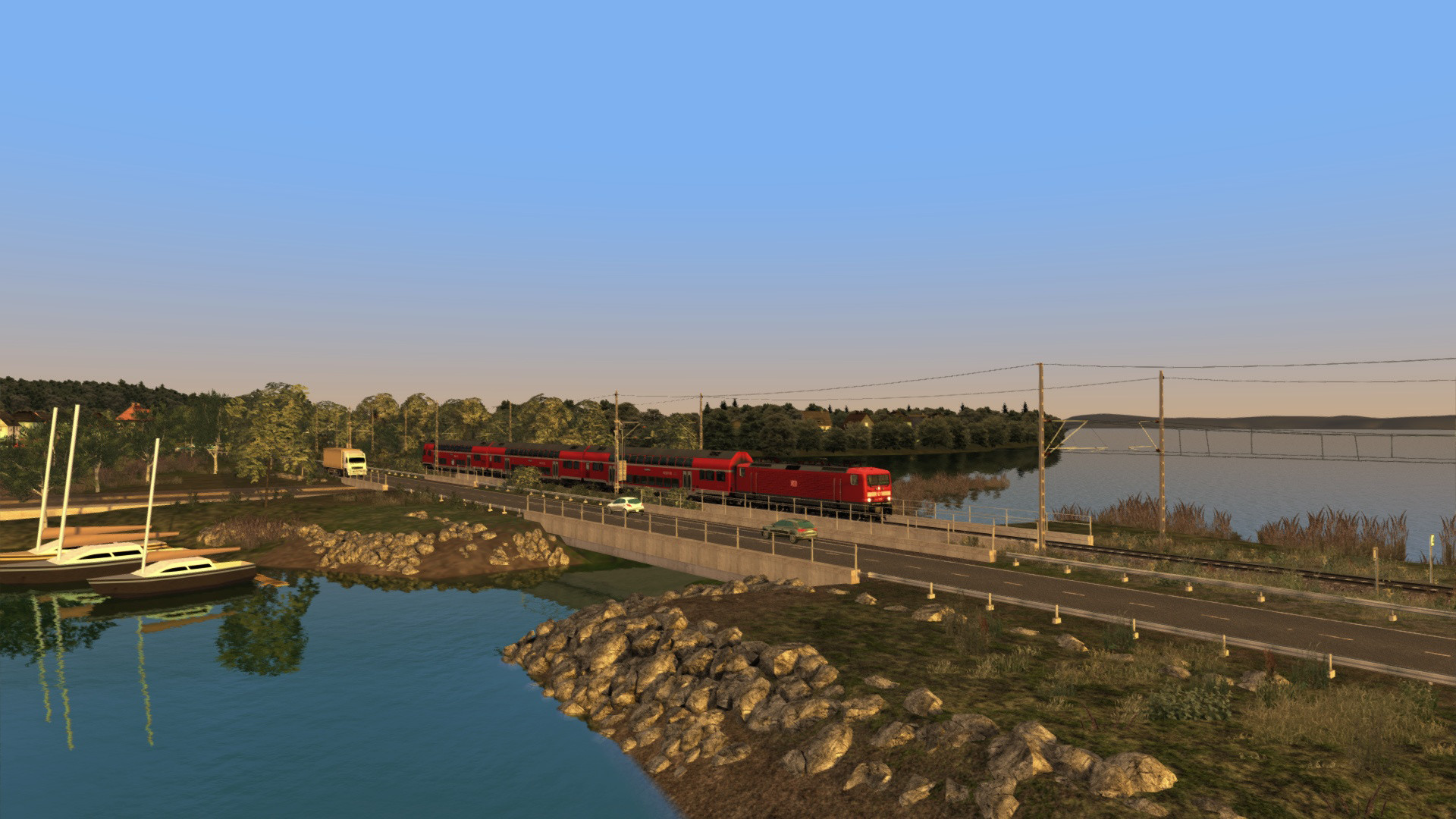 Train Simulator: Inselbahn: Stralsund – Sassnitz Route Add-On Screenshot 1