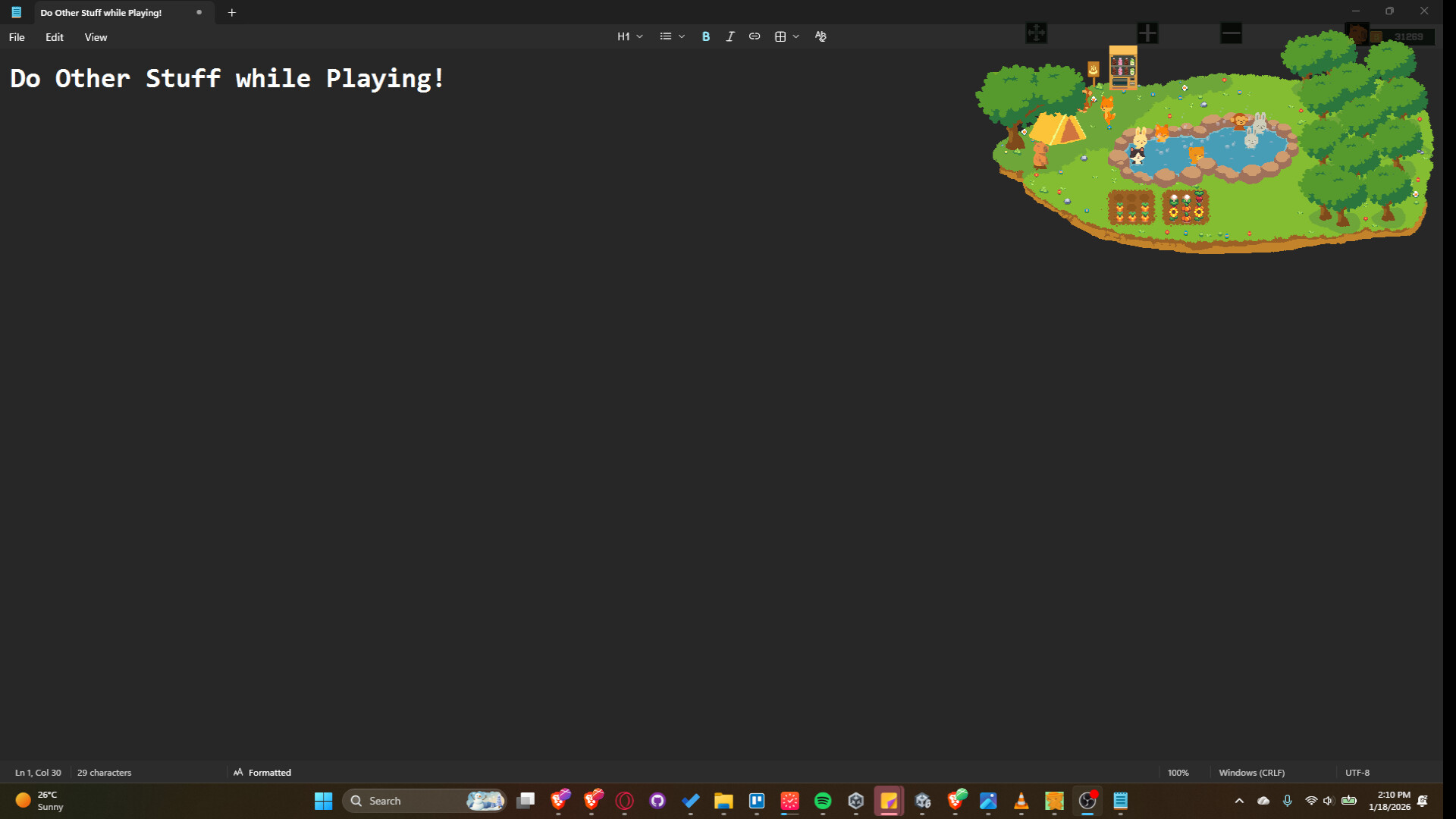 Capy's Hot Springs Haven Screenshot 1