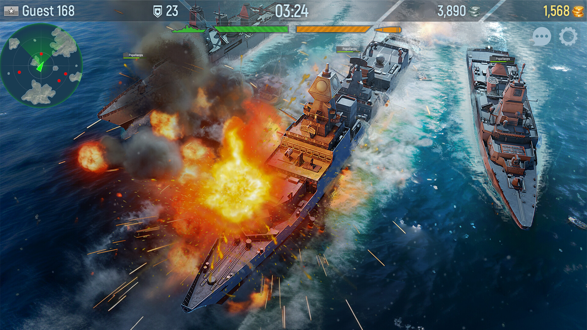 Naval Armada: Fleet Battle Screenshot 6