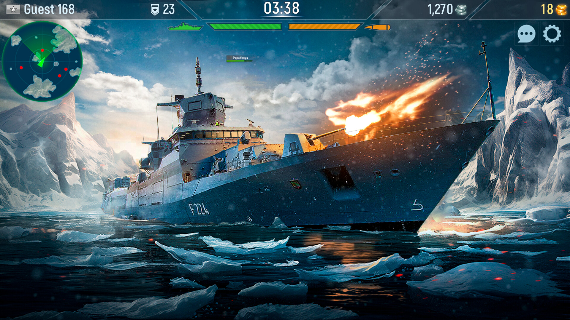 Naval Armada: Fleet Battle Screenshot 2