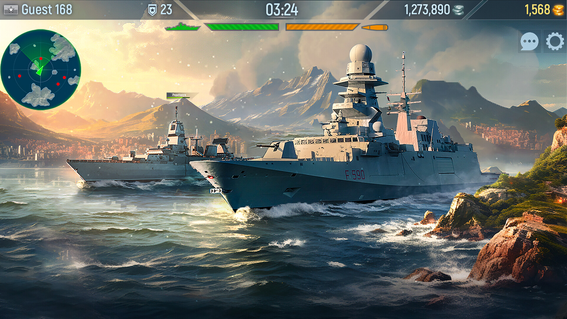 Naval Armada: Fleet Battle Screenshot 4