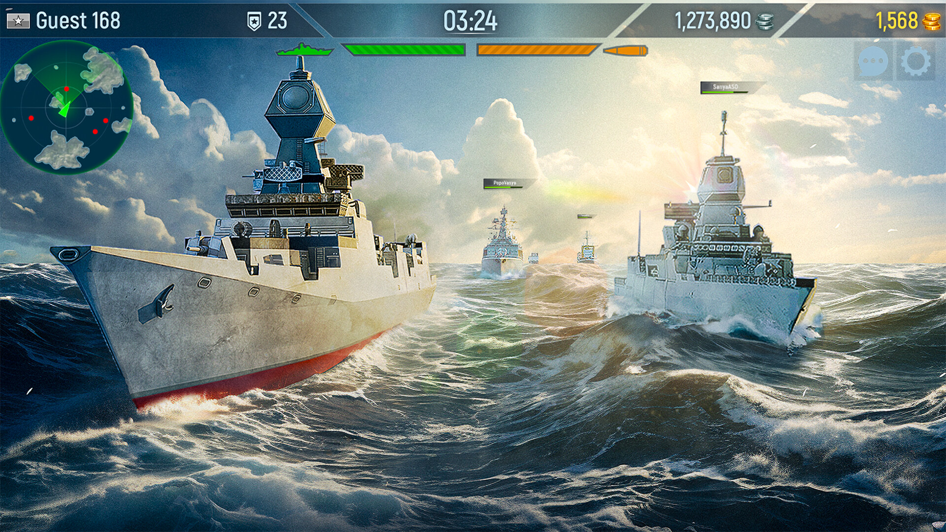 Naval Armada: Fleet Battle Screenshot 3