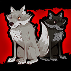 An American Black Wolf in Tarrytown icon