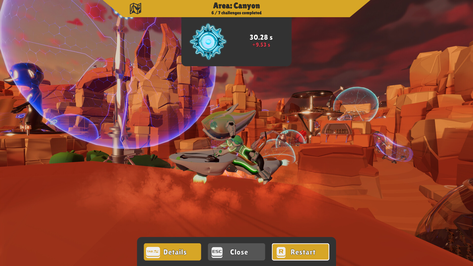 Swiftrace Canyon Screenshot 1