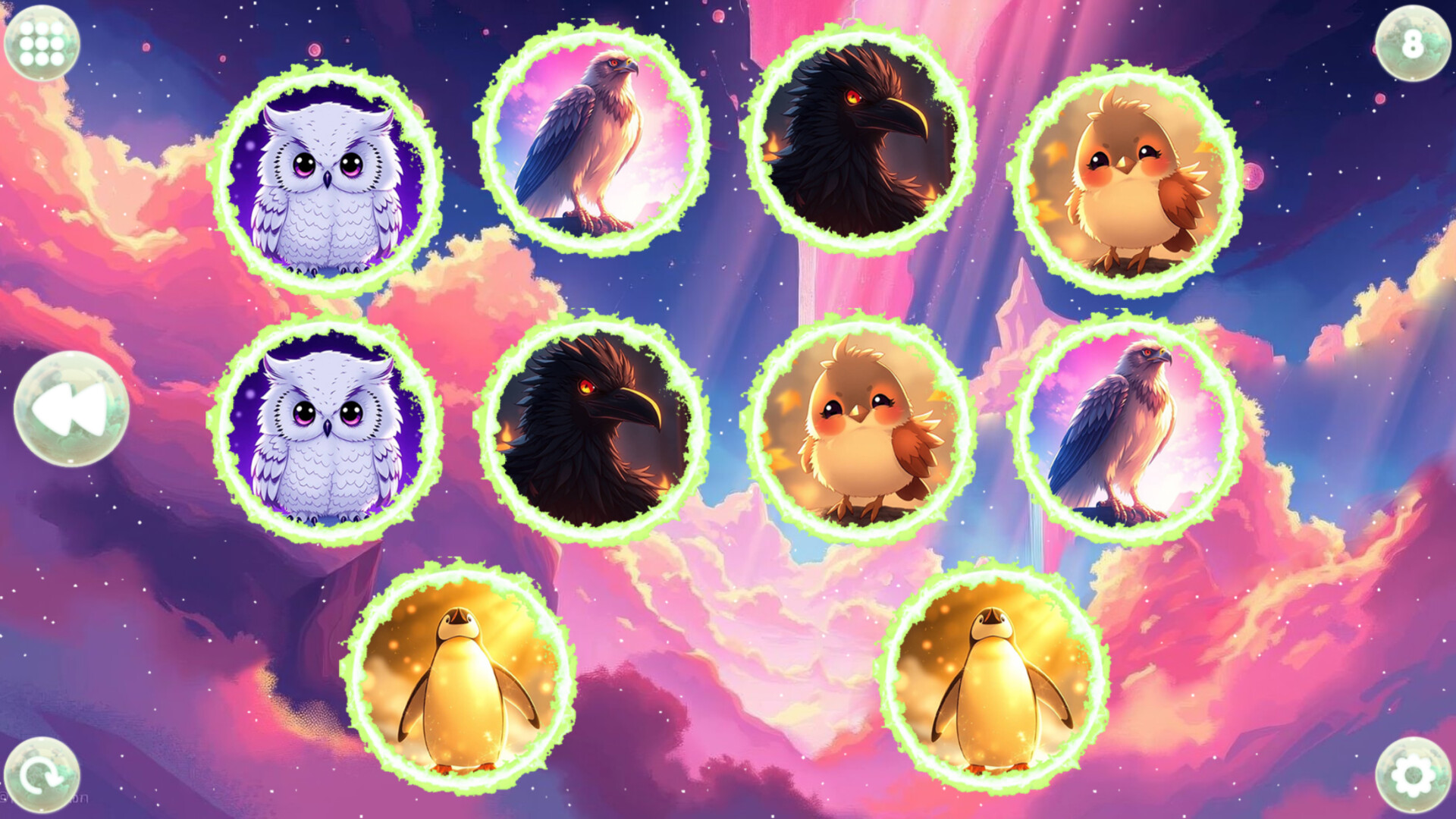 Anime Dream Match: Birds Screenshot 3