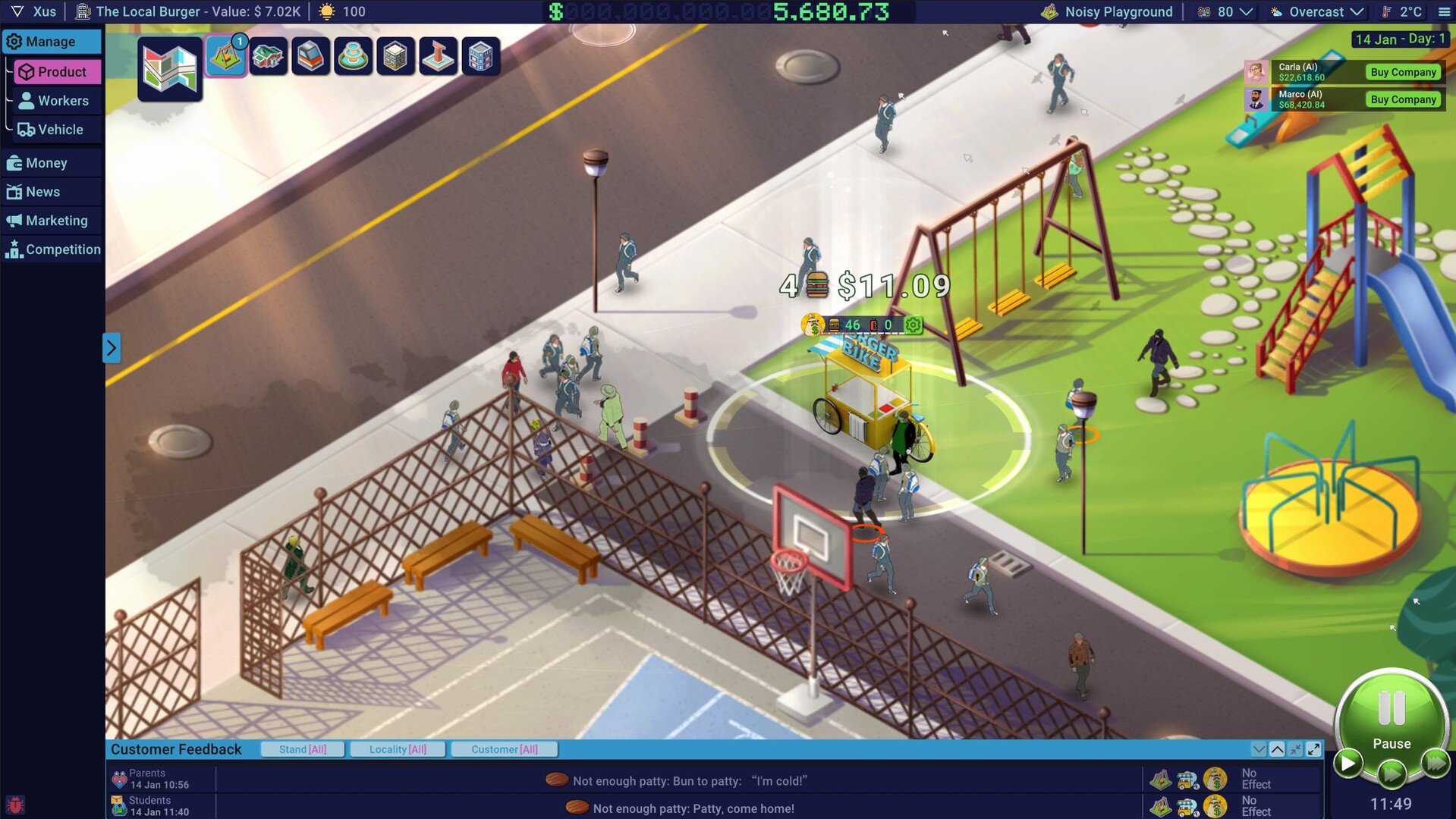 Business Heroes: Street Grub Screenshot 0