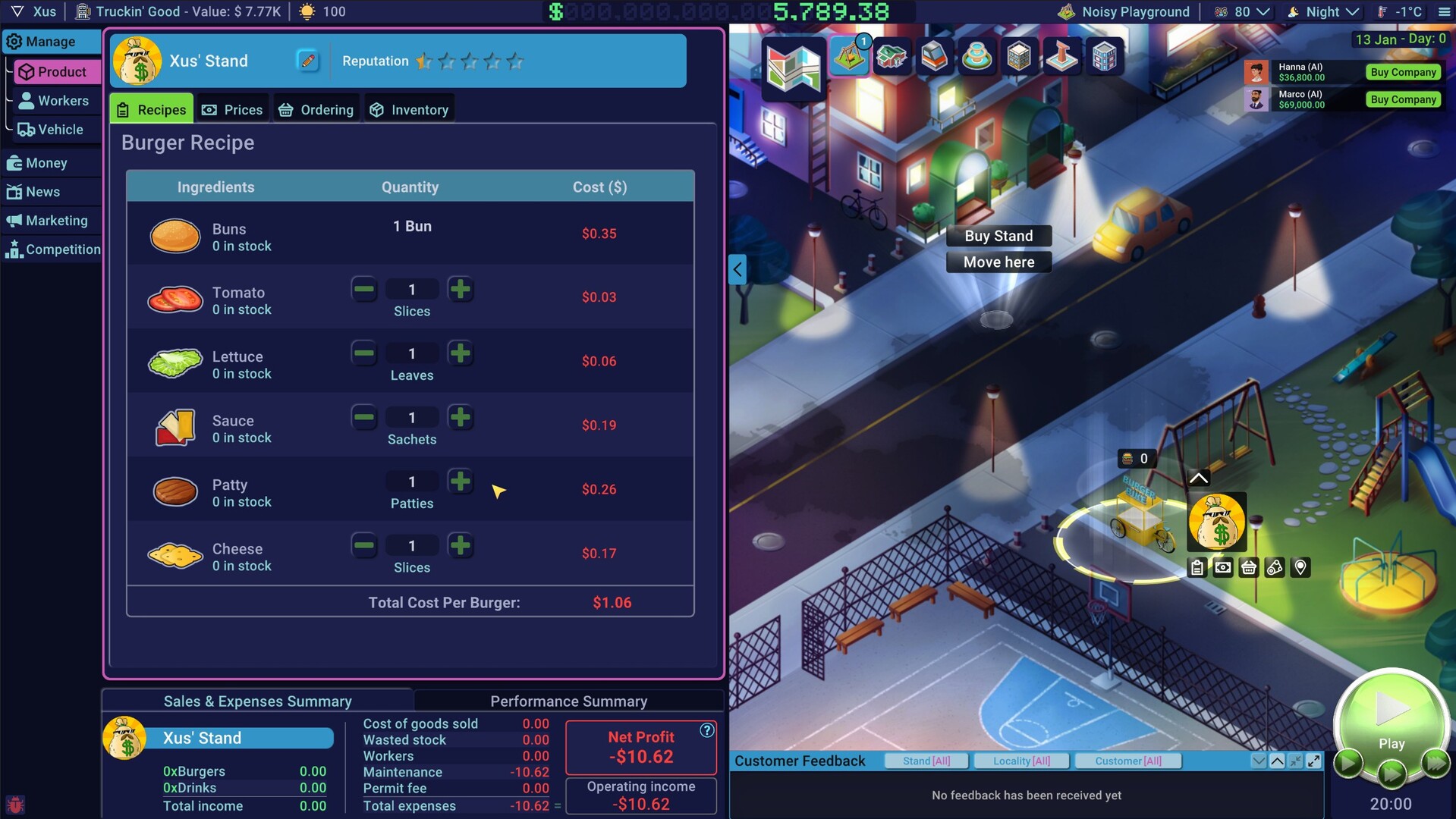 Business Heroes: Street Grub Screenshot 1