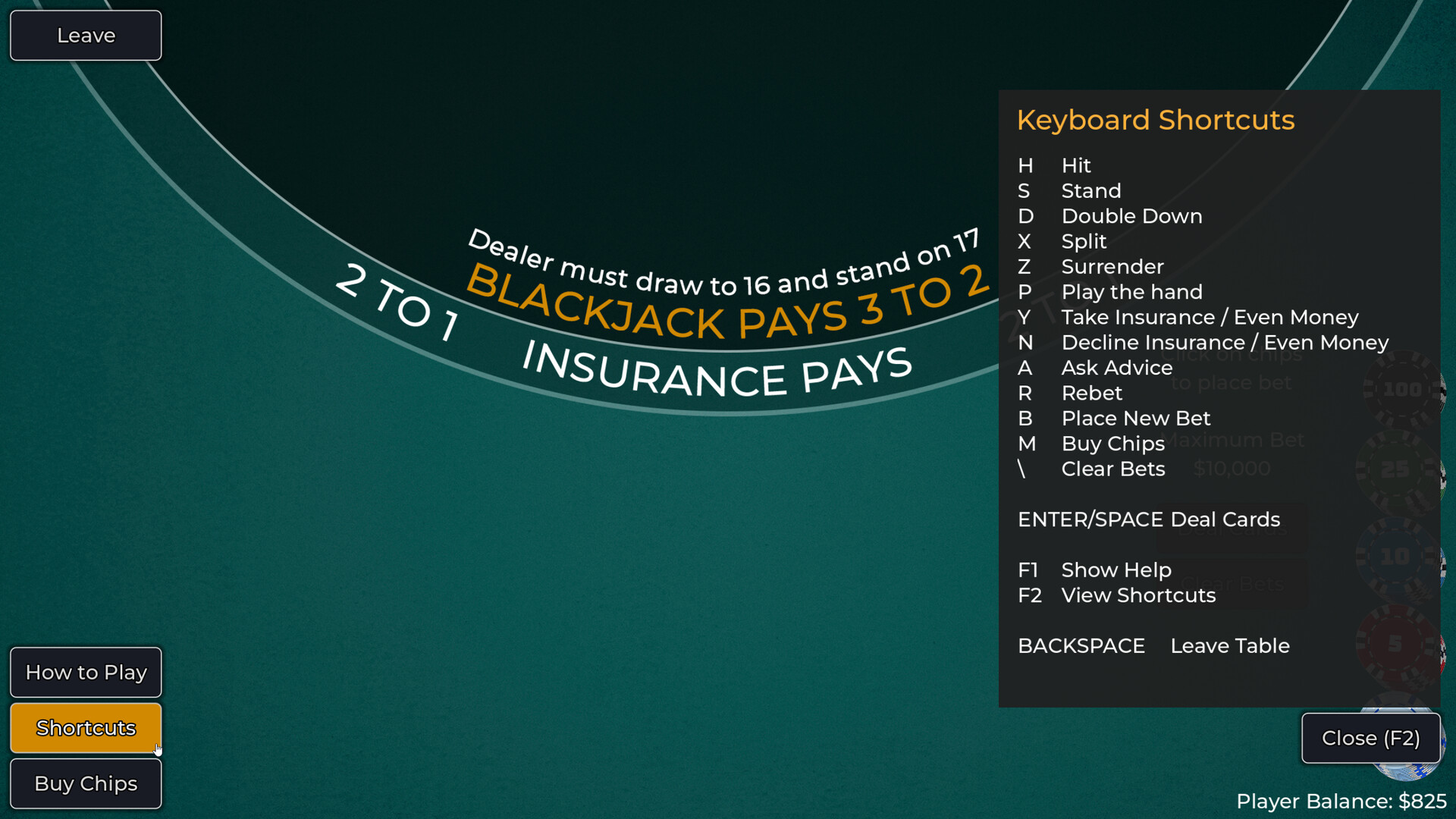 Player vs. Dealer Blackjack Screenshot 5