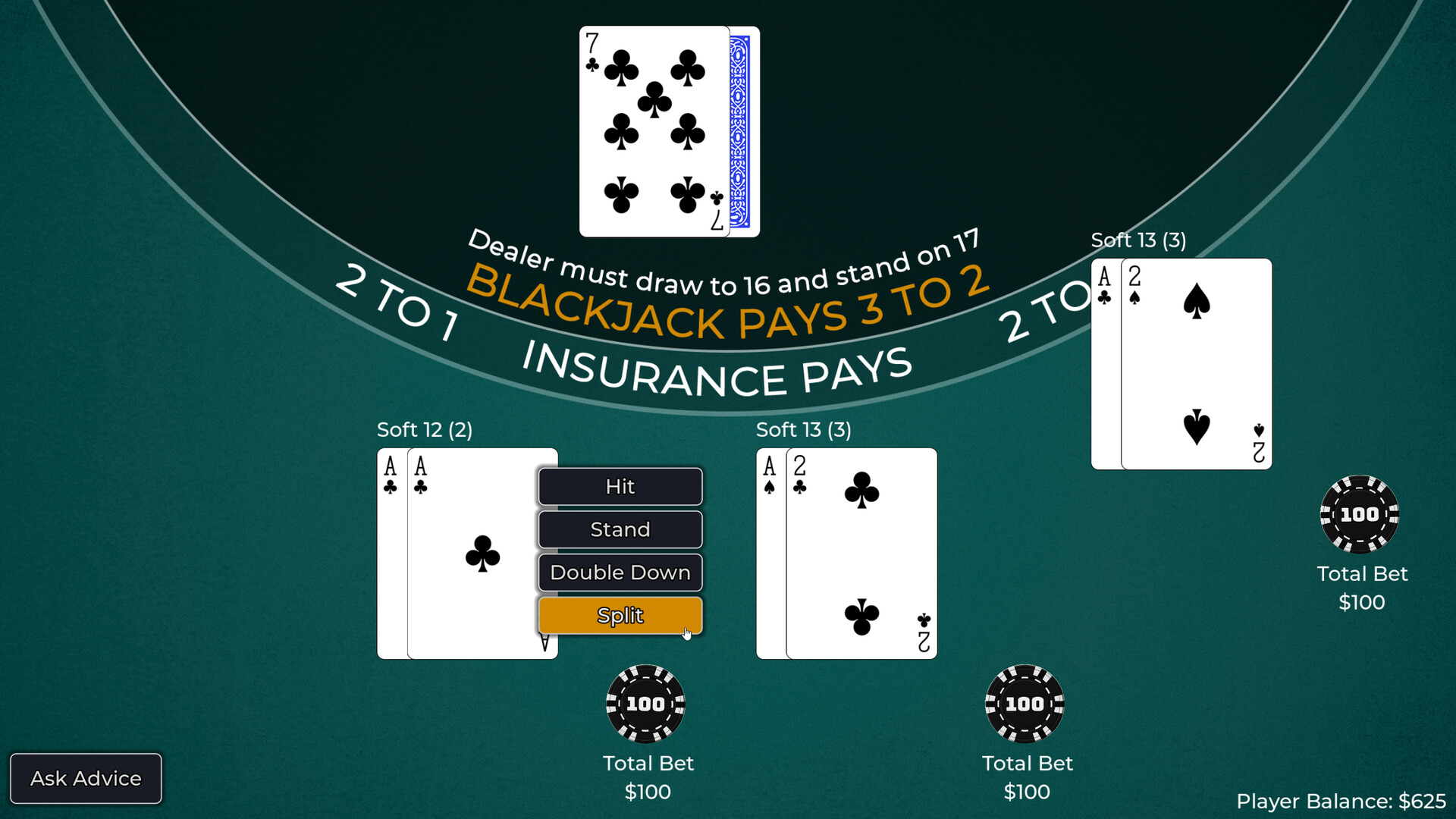 Player vs. Dealer Blackjack Screenshot 10