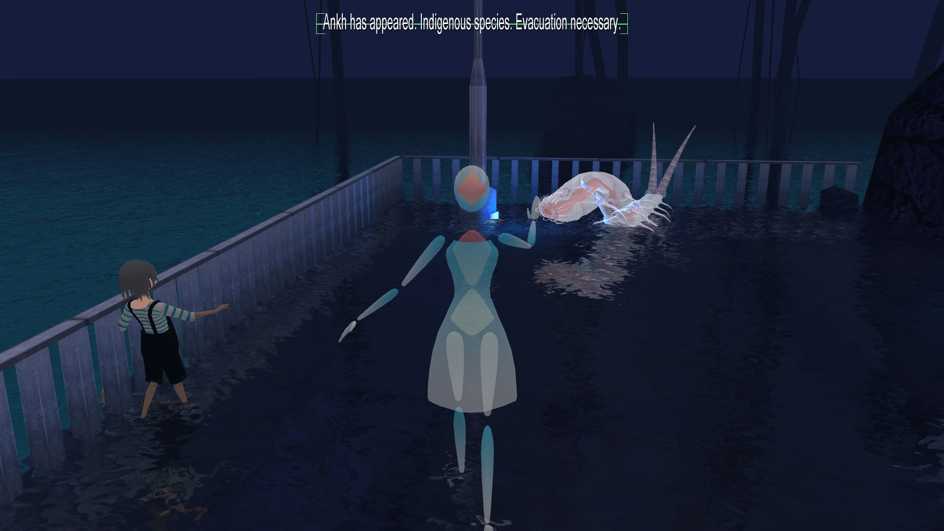 The Sinking Structure, Clione, and Lost Child -Log1 Screenshot 1