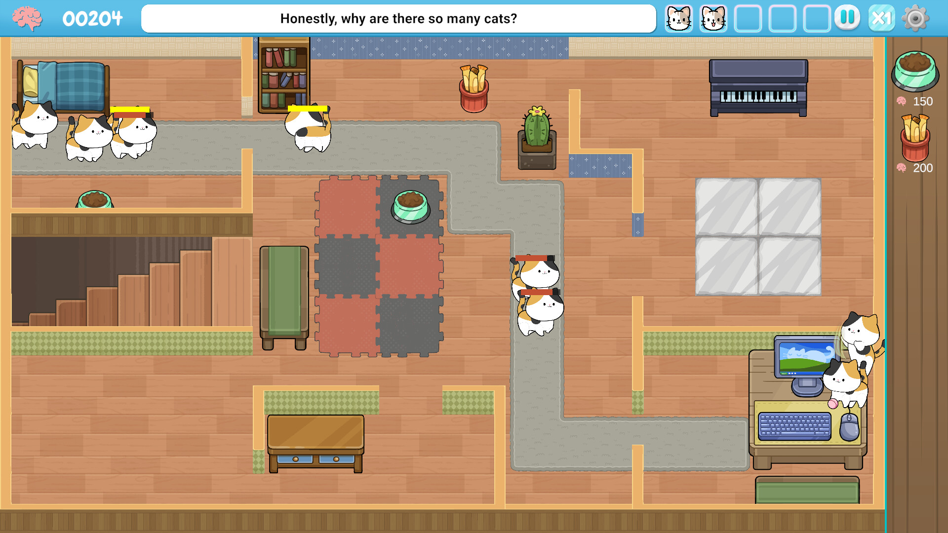 Defend Against Cats Screenshot 2