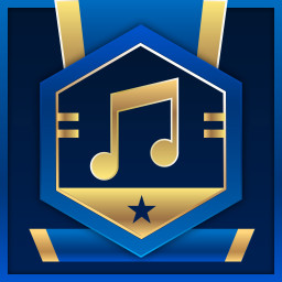Music festival completed icon