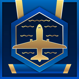 Landing on water completed icon