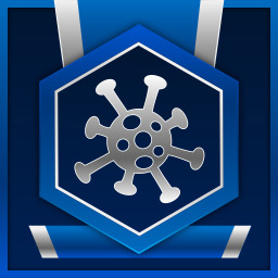 Pandemic outbreak completed icon