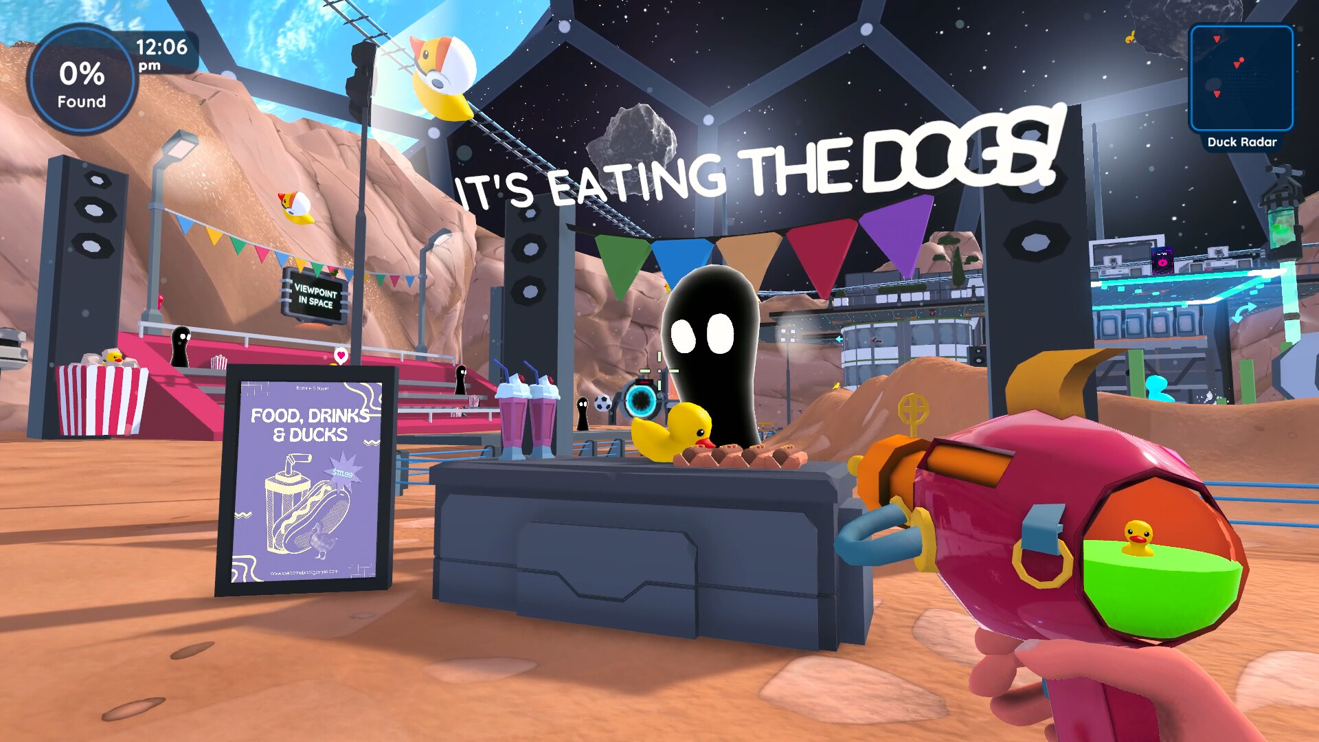 Find 100 Ducks and Blast Them...IN SPACE!!! Screenshot 7