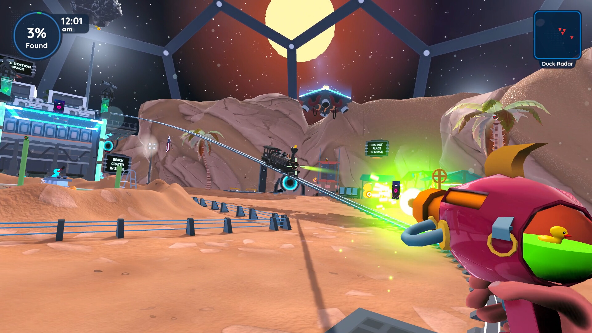 Find 100 Ducks and Blast Them...IN SPACE!!! Screenshot 11