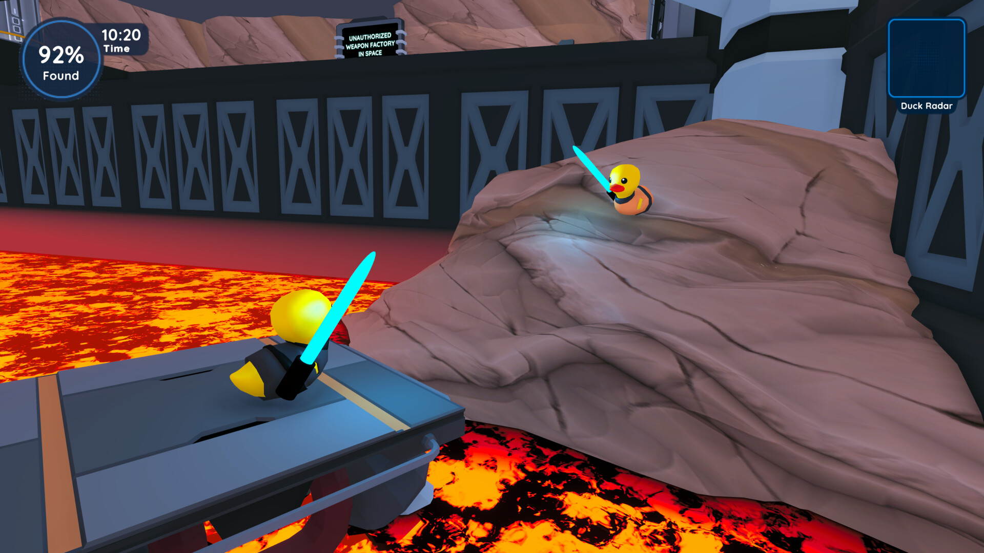 Find 100 Ducks and Blast Them...IN SPACE!!! Screenshot 12