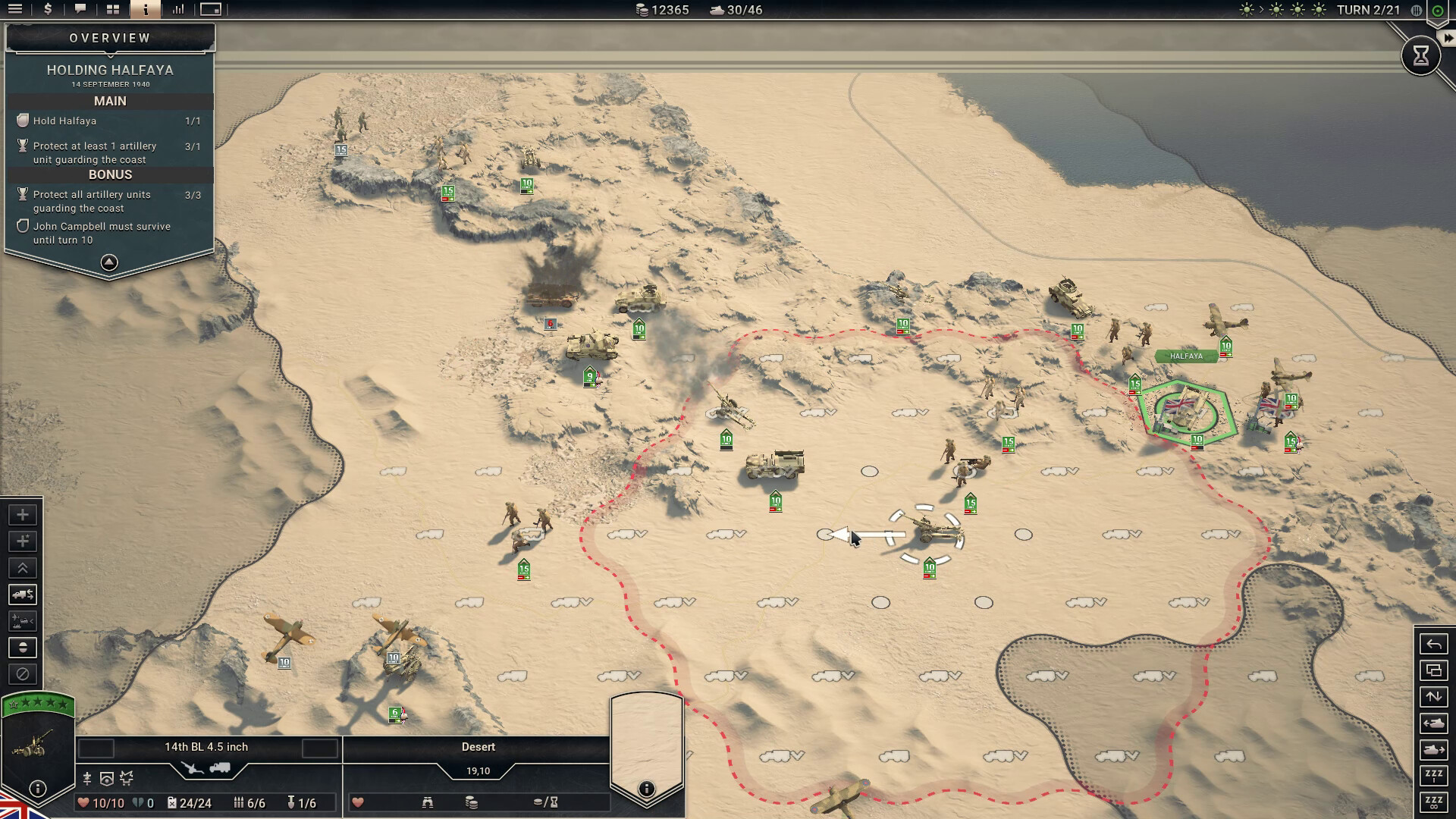 Panzer Corps 2: Frontlines - Cyrenaica Screenshot 9