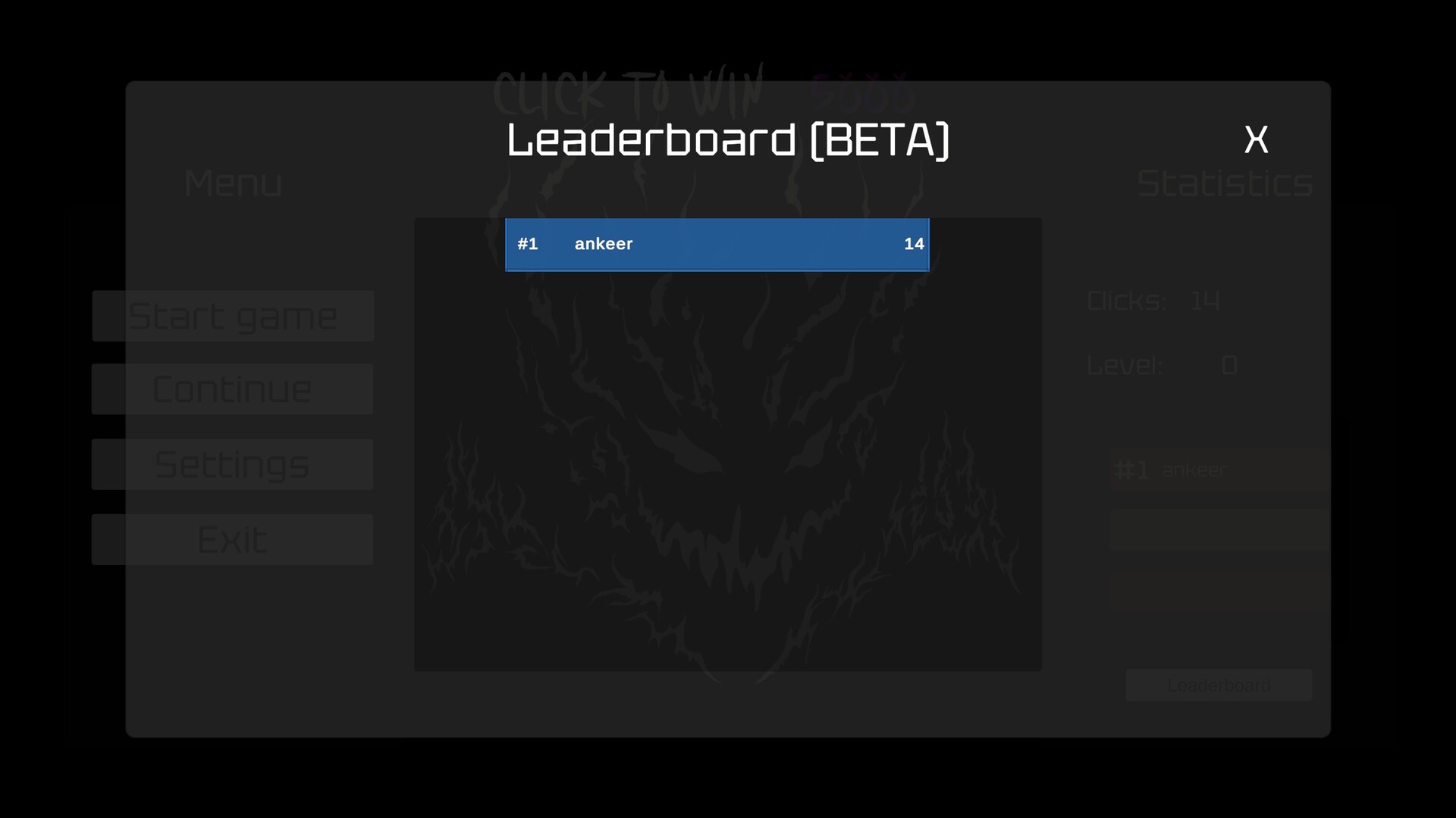 Click to win 5000 achievement Screenshot 1