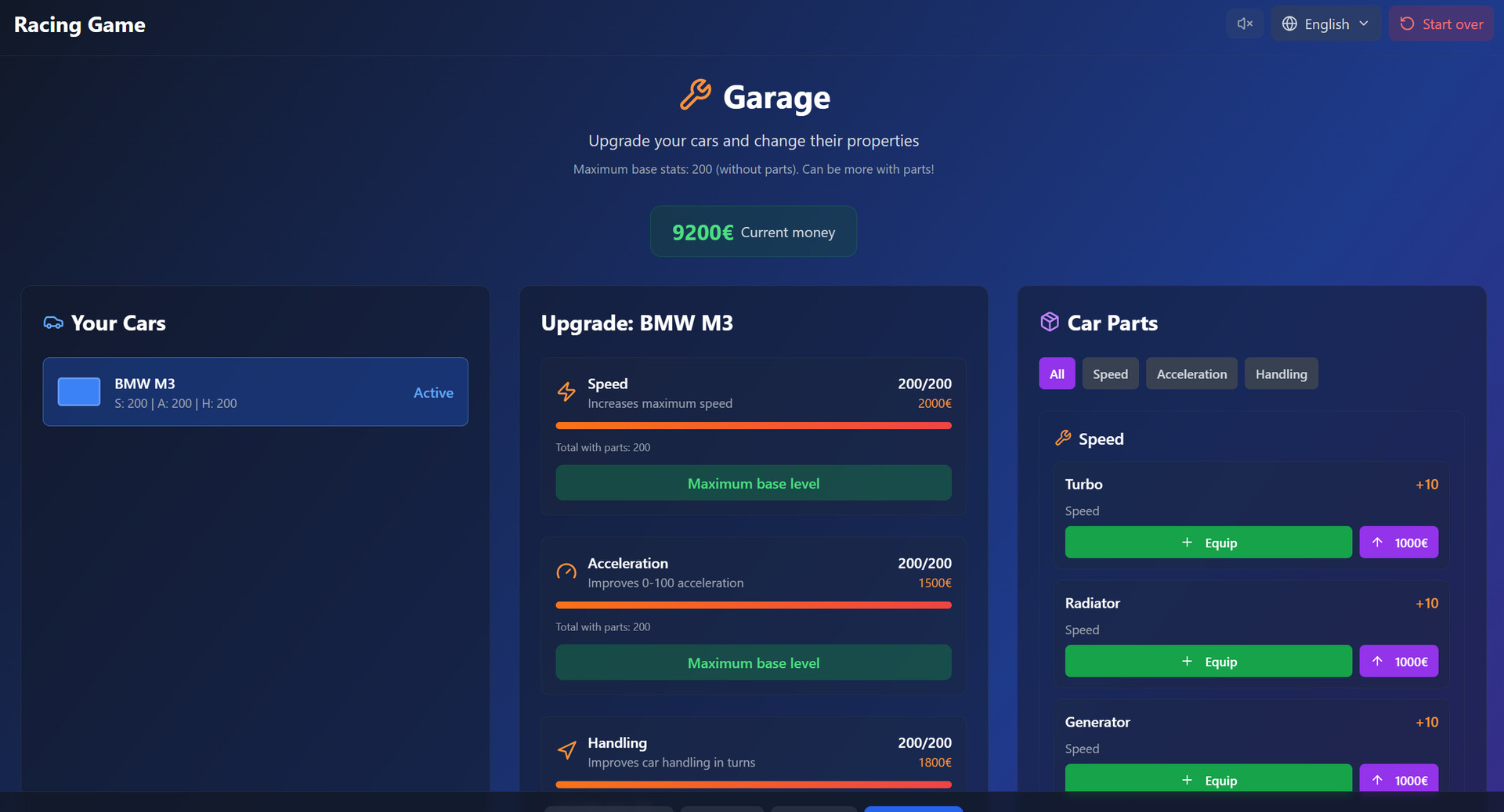 3D race game Screenshot 0