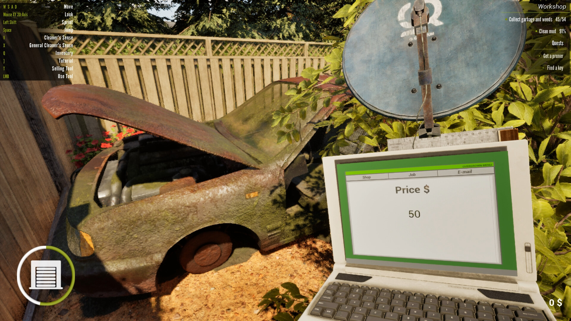 Overgrown Cleaner Demo Screenshot 3