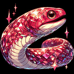 Ruby eel trophy icon