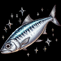 Silver anchovy trophy icon