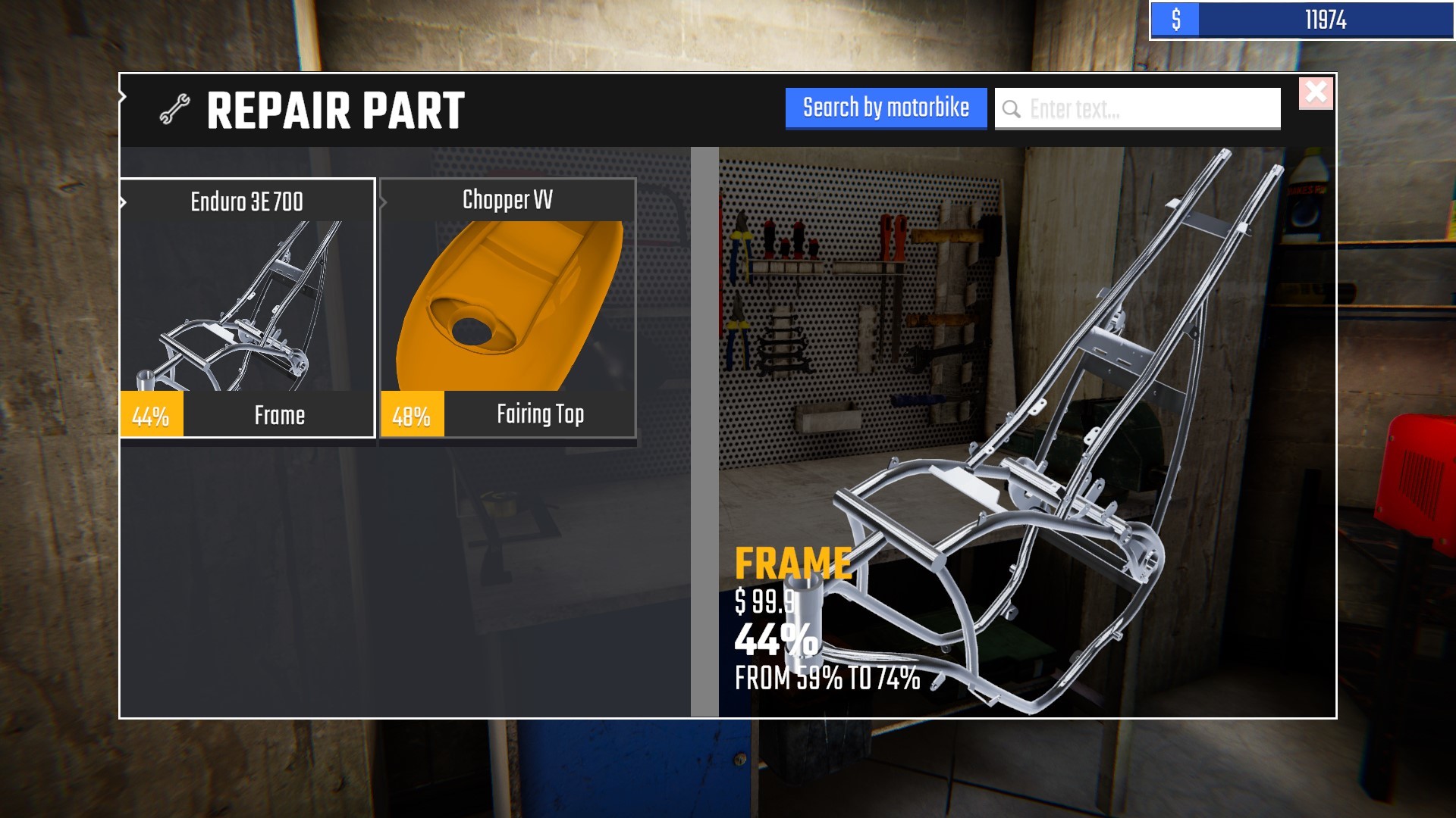 Biker Garage: Mechanic Simulator Screenshot 9