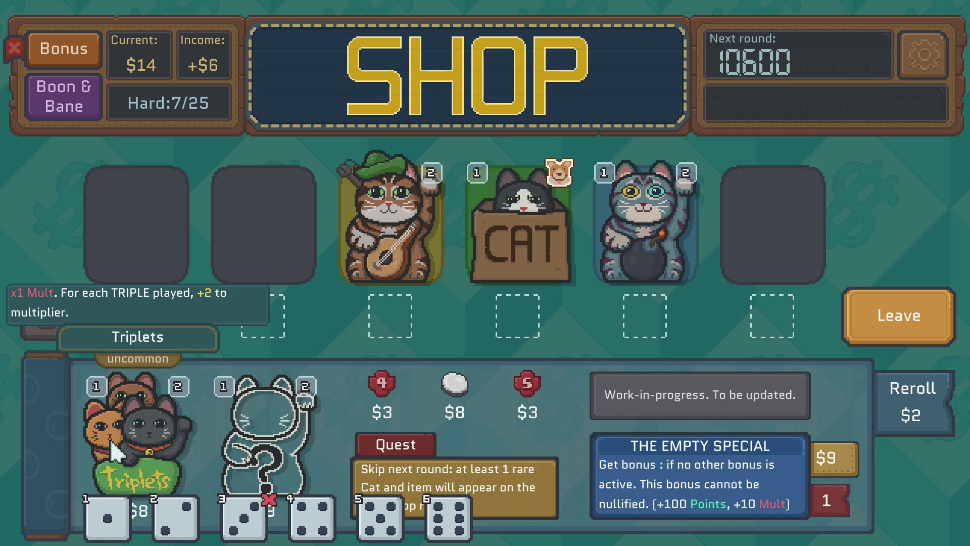 Cats & Dice Screenshot 1