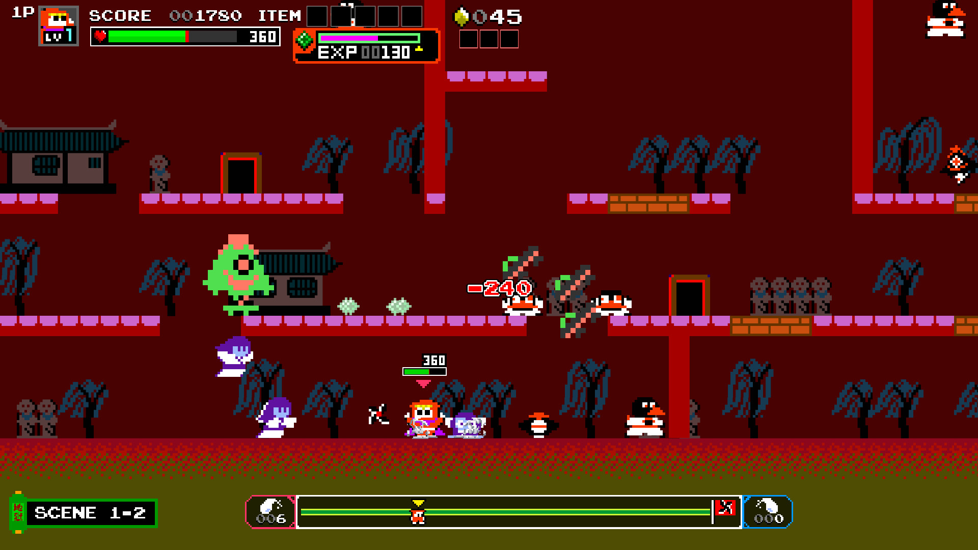 Ninja JaJaMaru: The Great Yokai Battle + Hell Screenshot 5