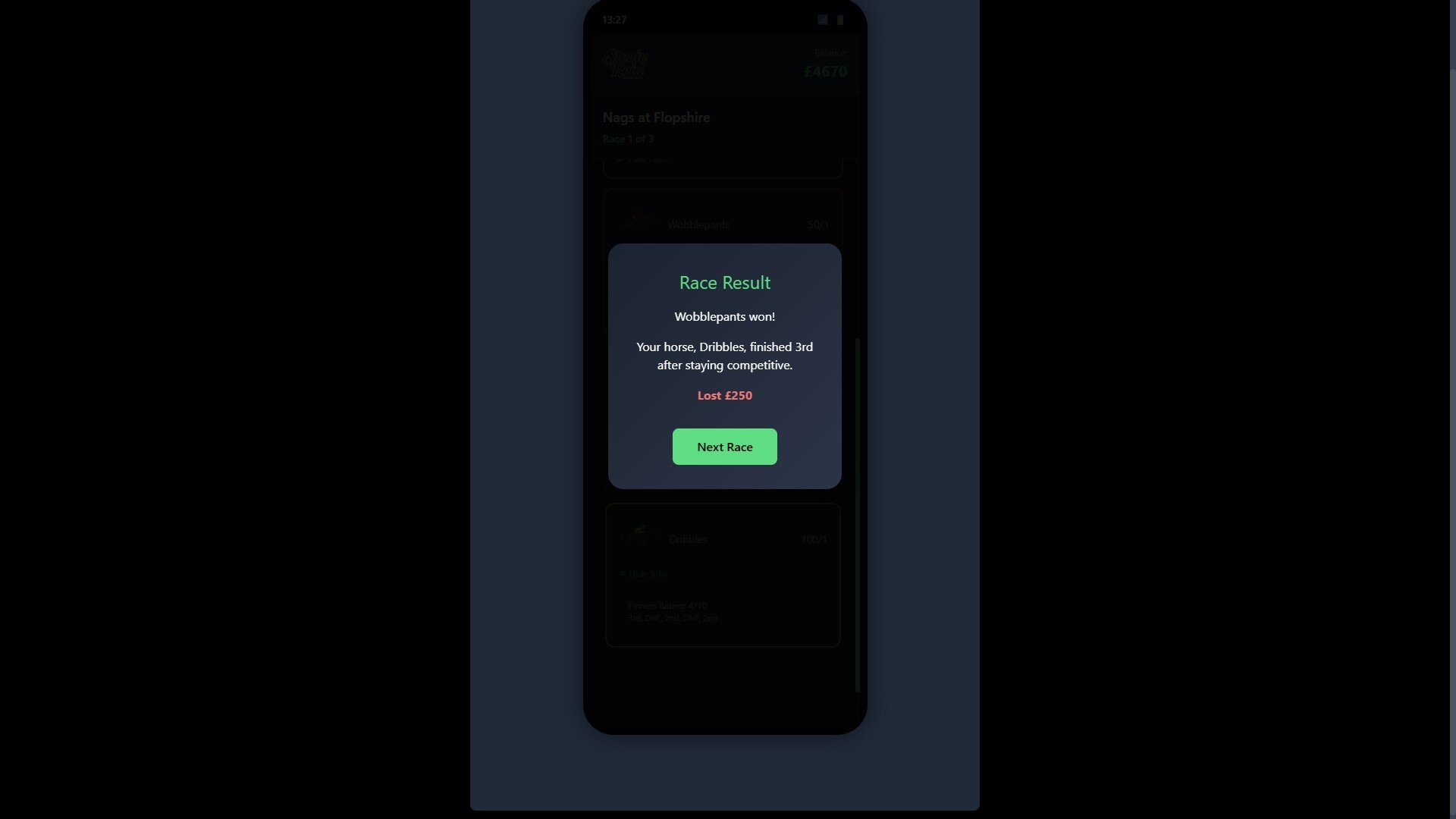 Sunday League Manager: Horse and Spoon Screenshot 6